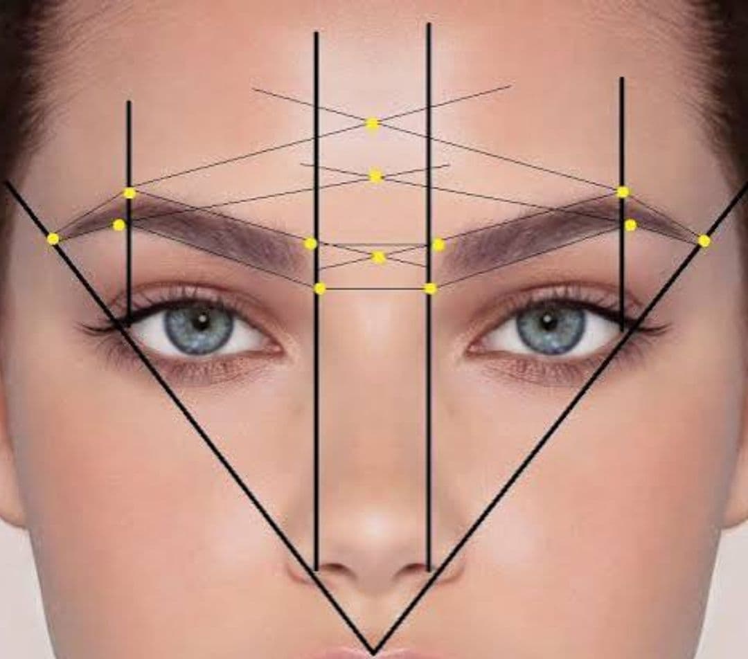 Diseño de cejas con henna